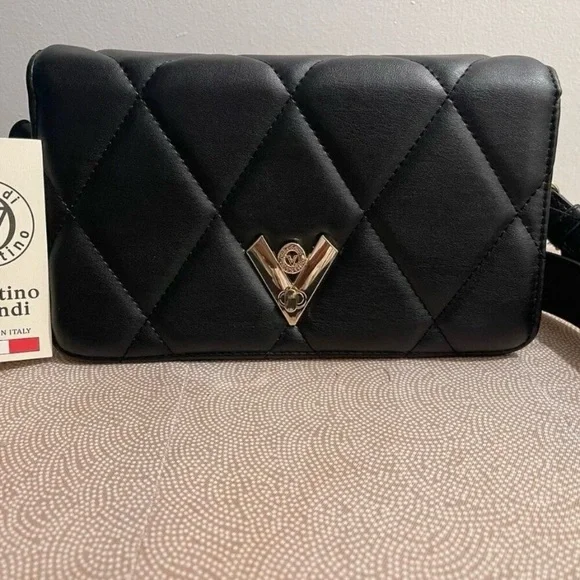 NWT Valentino Orlandi Diamond Quilted Crossbody - Picture 5 of 10